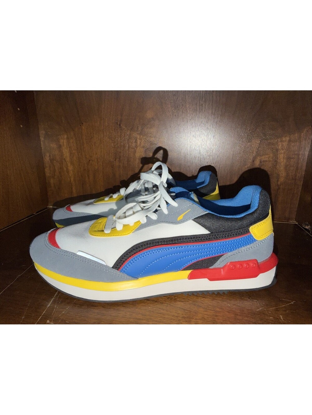 Puma City Rider Dark Slate Nimbus Cloud Men’s Sneakers Size 9.5 (D1)